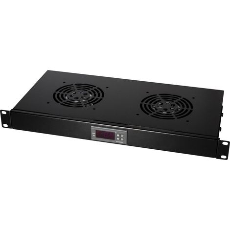 Logilink Unité de Ventilateur Noir pour Rack 19 pouces (1/5)