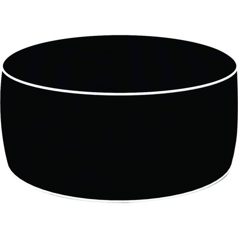 King Home POUF OTTOMAN NERO CM 53X53X23 (1/4)