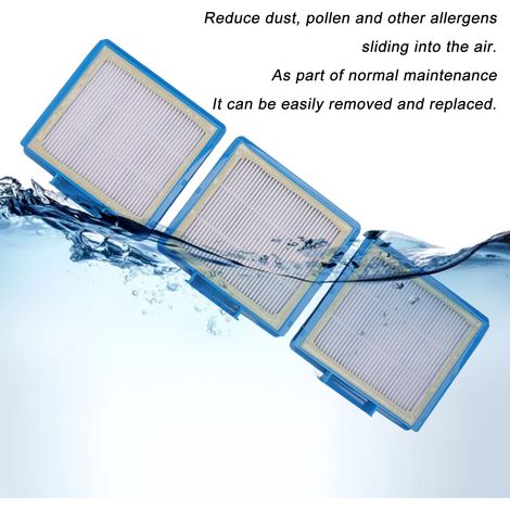 Ortviai Filtre pour Aspirateur Robot Shark IQ RV1001AE/RV101 – Lot de 3, Compatible ABS et HEPA (1/4)