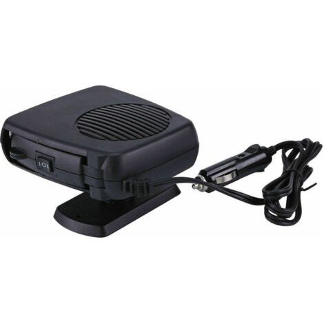 Chauffage de Ventilateur de Refroidissement Automatique de Voiture 12V 150W Portable 2 en 1 en Céramique Ventilateur de Dégivreur Universel pour la Plupart de la Voiture (1/4)