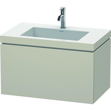 Duravit L-Cube c-bonded Set wandhängend, 1 Auszug, ohne Überlauf, (1/5)