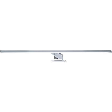 LED Spiegelleuchte Spiegellampe chrom 780 Lumen 4.000K IP44 Metall 8W Briloner