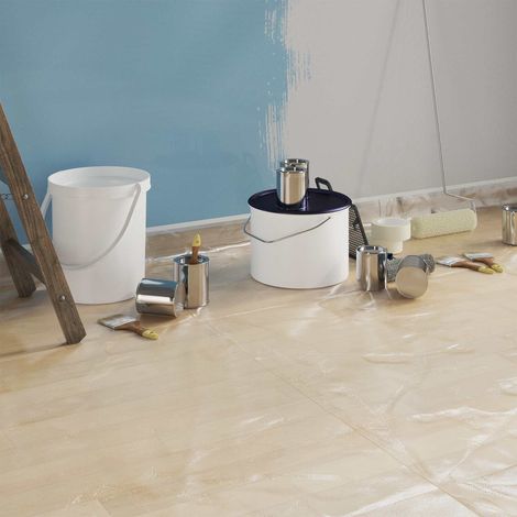 vidaXL Telo per Polvere con Nastro Adesivo 6 pcs 30 x 3300 cm