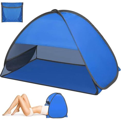 Tente de plage (70 x 50 x 45 cm), tente de plage pliable pour 1 à 2 personnes, portable