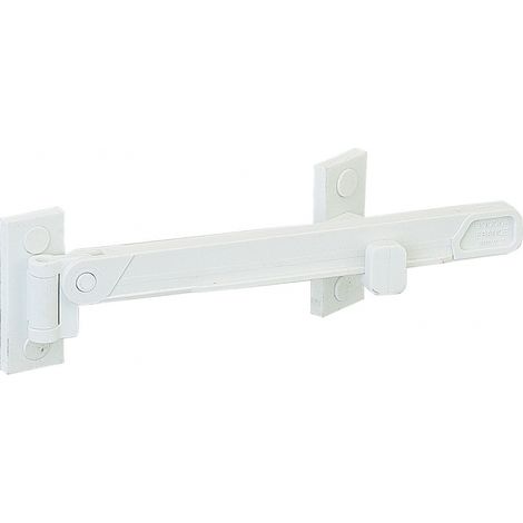 Fermafinestra, bloccafinestra, regolatore di apertura per finestra o persiana, 1 o 2 ante, bianco - THIRARD