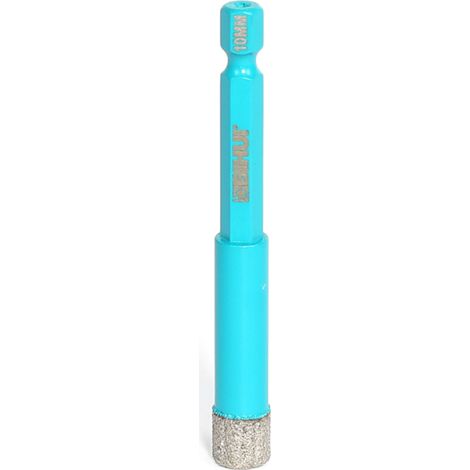 Trépan diamanté tête hexagonal pour perceuse BIHUI By PAVILIFT 10 mm (1/2)