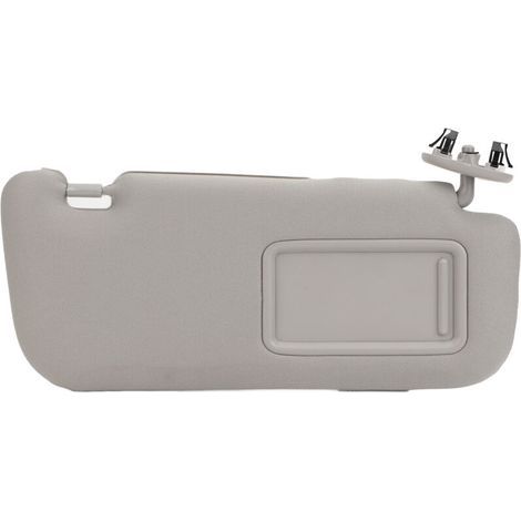 Pare-soleil en tissu gris, rétroviseur de protection avec maquillage de rechange pour Toyota Corolla 2007 à 2013 côté droit 74310-02F60-E0 (1/4)