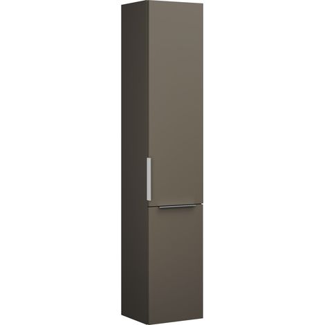 burgbad Eqio Armoire haute 1 porte, 1 bascule pour linge,
