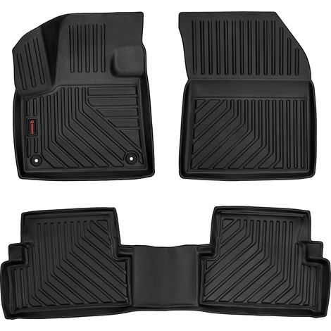 Alfombrillas de goma 3D para coche: Peugeot 3008 II (crossover, 2016-) - borde de 5 cm