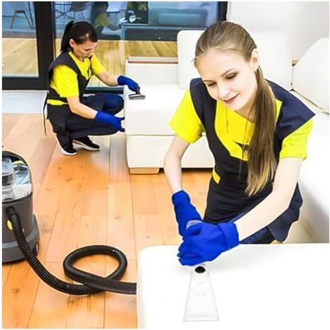 Embout Aspirateur Eau, 2 Pièces Polyvalents Buses de Nettoyeur de Tapis, Réutilisable Buse Aspirateur Eau, les Tapis et les Canapés (1/5)