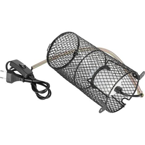 Support de lampe chauffante en céramique anti-brûlure pour reptiles (serpent, lézard, tortue), prise UE 220 V (1/5)