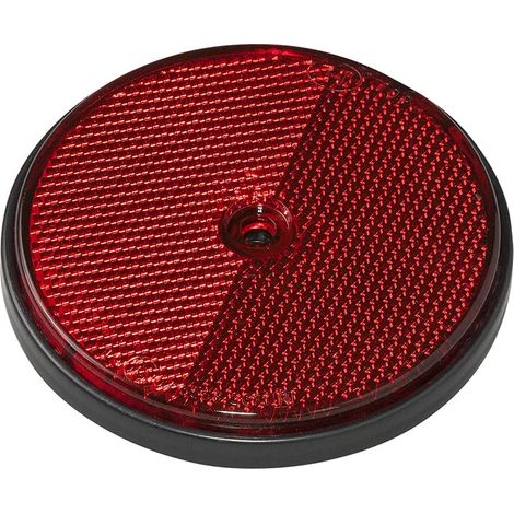 Réflecteur Rouge 80mm à Visser