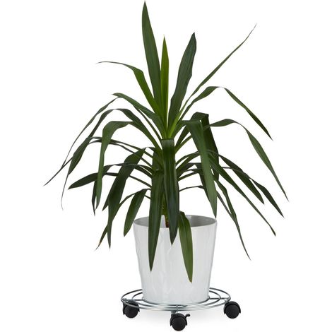 Plant roller with brake