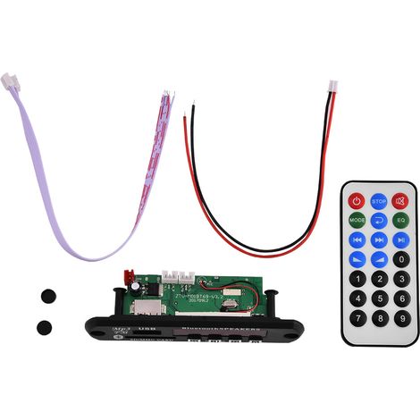 Module Audio Bluetooth MP3 avec USB, SD, FM et Appel Main Libre - Décodage Sans Fil (1/5)