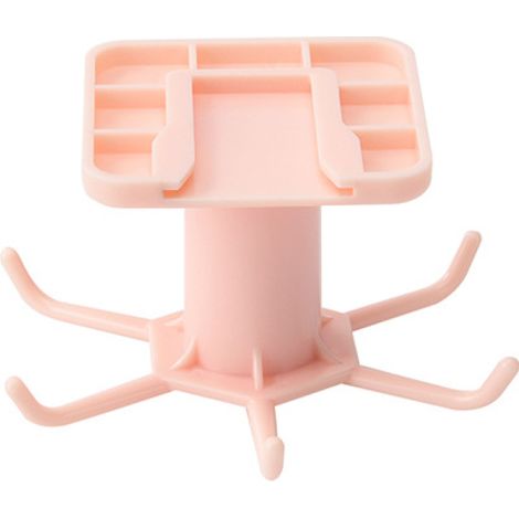 Support à crochets en 2 parties pour ustensiles de cuisine, rotation à 360°, support suspendu (1/5)