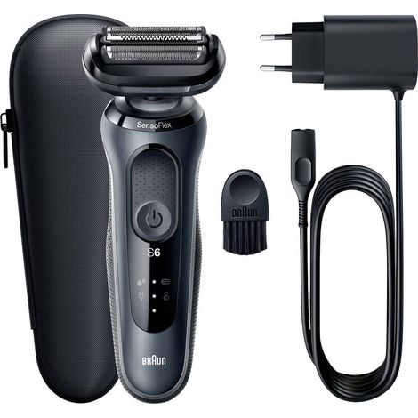Braun Series 6 61-N1000S Rasoio elettrico a lamine Nero (1/2)
