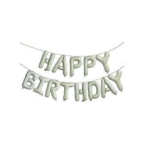 Lettres en aluminium mylar de 40 cm, ballons réutilisables pour décorations d'anniversaire (femmes, hommes, garçons, filles) - Articles de fête