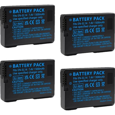Batterie d'appareil photo, rechargeable, chargeur multifonction (1/2)