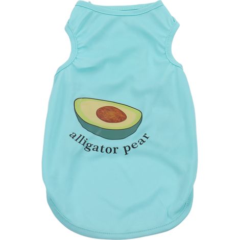 T-shirt pour animaux de compagnie, doux, sans manches, mignon et tendance, gilet pour petit chien, chat et chiot, vêtements d'été taille S (1/5)