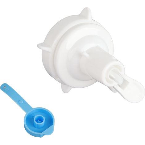 1 robinet robinet distributeur bouchon valve blanc pour bidon eau, pièce plastique simple à remplacer