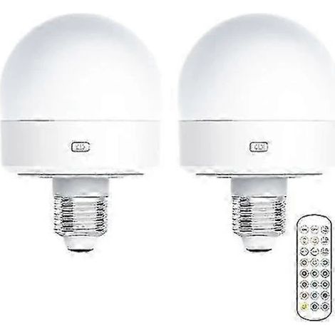 Filiyano – Lampe rechargeable USB avec télécommande, minuterie, intensité réglable, facile à installer, fonctionne sur piles E27 (1/5)