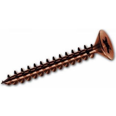 VITI VITE PER LEGNO TPS TRUCIOLARE BRONZATA FRIULSIDER PACCO 50 Pezzi 3.5 x 50 mm