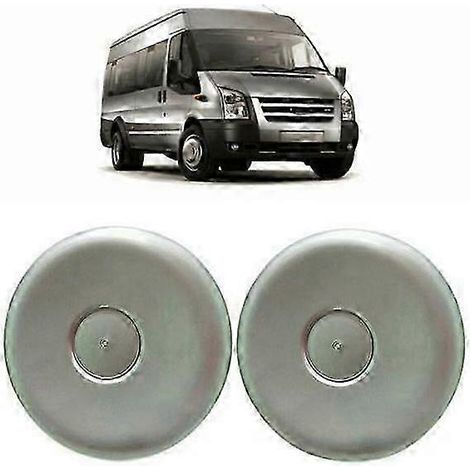 2 enjoliveurs centraux de roue avant pour Ford Transit Mk6 Mk7 Mk8, enjoliveurs doubles de roue arrière YC151130DD YC15-1130-DD 1573029 (1/5)
