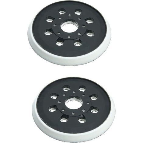 Set mit 2 Ersatz-Schleiftellern (8-Loch, 12,7 cm), kompatibel mit Bosch GEX 125-1 AE, PEX 220 A, PEX 220 AE (1/4)