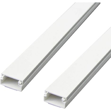 Canalina passacavi adesiva mm 20 x 10 - 2 pz da 1 mt. - 60775 (1/6)