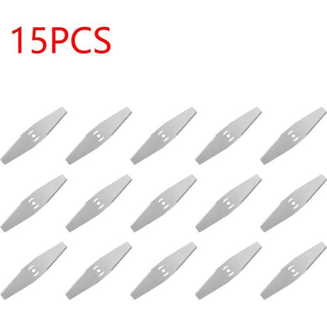 (15 lames de tondeuse) Tête de coupe-bordures en métal de 150 mm, lames de scie de rechange pour tondeuse à gazon, pièces détachées pour outils de jardinage. (1/5)