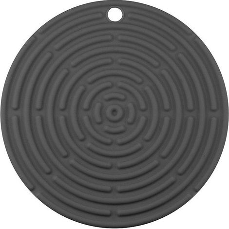 Sets de table ronds en silicone, fabriqués en carton ondulé, dessous de plat en silicone, dessous de plat filetés pour tasses et bols, tire-bouchons et sous-verres, flexibles, durables et antidérapant (1/5)