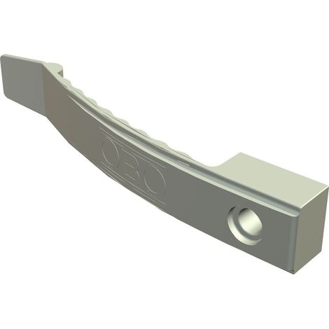 OBO Bettermann Graffa per cavi 1x8 NYM3x1,5 polibutilentereftalato grigio pietra RAL 7030, 2204908
