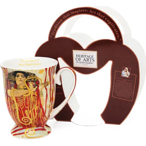 Juego de regalo de lujo de taza de porcelana Judith de Gustav Klimt (1/5)