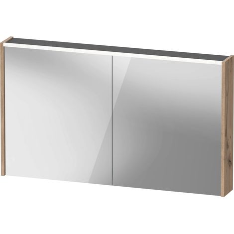 Duravit D-Code Spiegelschrank, Steckdose Typ J (CH, LI), 2 Türen, (1/2)