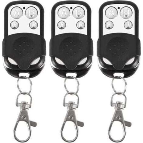 Set mit 3 Universalfernbedienungen für automatische Tore, 433,92 MHz Frequenz, Festcode, 4 Tasten zur Steuerung von bis zu 4 Toren (1/4)