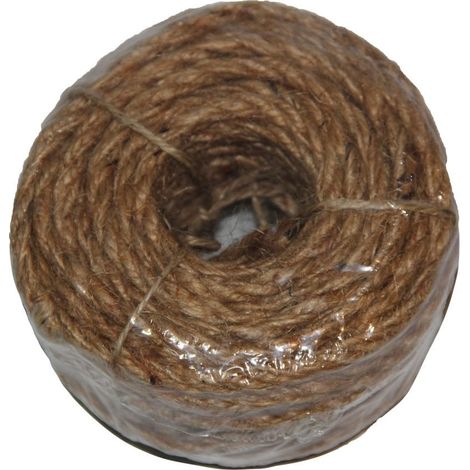 TrendLine Jute-Seil 15 m Dekoseil Gartenschnur Packschnur Paketschnur