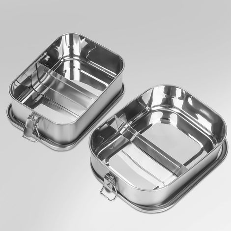 TolleTour 800 ml Fiambrera de acero inoxidable, sin BPA, resistente y reutilizable (1/5)