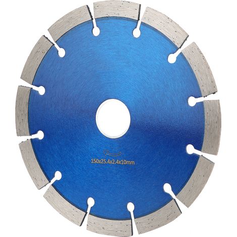 Lame de scie pour meuleuse d'angle, lame de scie circulaire diamantée, disque de coupe, convient pour le marbre et le béton, 150 mm. (1/5)