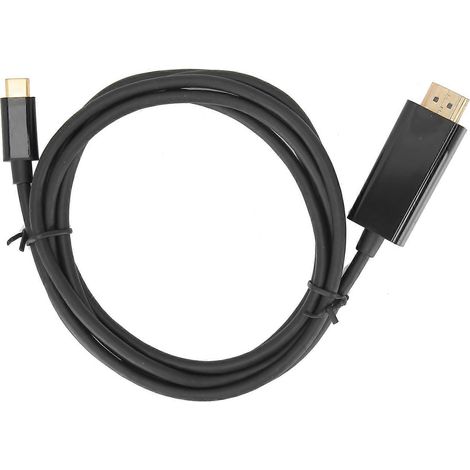 Adaptateur câble USB-C vers HDMI mâle haute définition 4K x 2K pour connecter des ordinateurs portables à des téléviseurs et des projecteurs (1/5)
