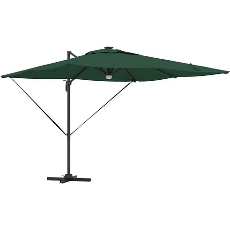Parasol Roma Vert 286 x 284 x 270 cm Aluminium et polyester (1/5)