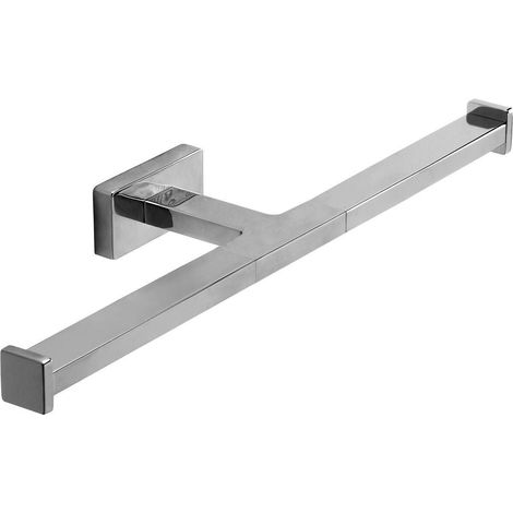 Inda - Doppelter Rollenhalter Lea Chrom glänzend