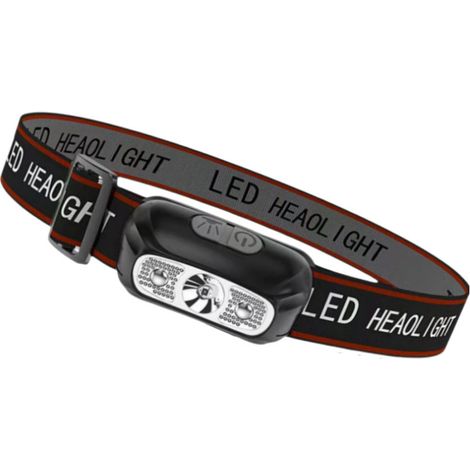Linterna frontal ligera y portátil con tecnología LED moderna, int