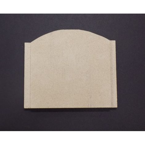 Déflecteur en bas B pour poêles à cheminée Valencia de Caminos - vermiculite - dimensions d'encastrement parfaitement adaptées