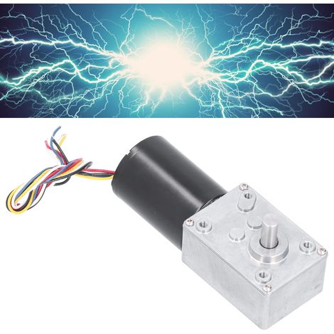 Bürstenloser Gleichstrom-Getriebemotor 5840-3650, hohes Drehmoment, geringe Geräuschentwicklung, Rückkopplung, reversibel, 24 V Gleichstrom, 80 U/min (1/5)