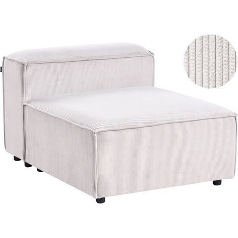 1-Seat Section ARDAL Corduroy Off-White (1/5)
