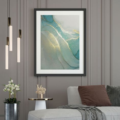 Affiche / Poster - Effet marbré - 60x80 cm - Photo pleine page (1/5)