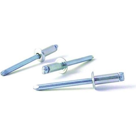 REMACHE 5.0X10 ALUMINIO BRA.100U - BRALO