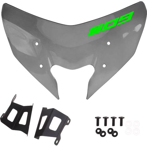 Pare-brise professionnel pour moto MT09 Carénage pare-brise avant Déflecteurs d'air Déflecteurs d'air Modification de moto (1/5)