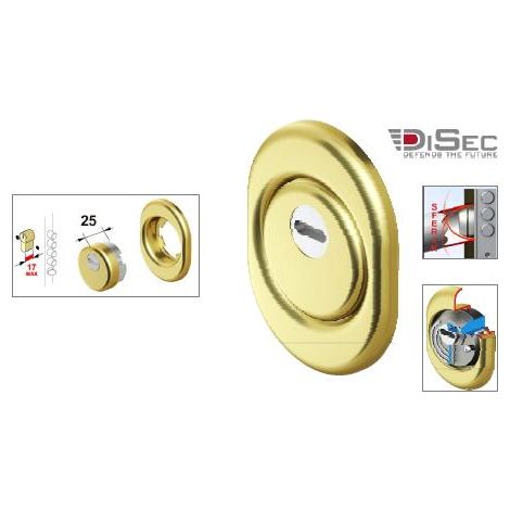 DEFENDER MONOLITO PROTEGGI CILINDRO PORTE BLINDATE SERRATURE