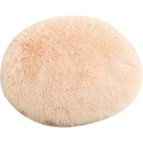 Tapis Doux Pour Animaux - Tapis Rond En Peluche Anti-dérapant Pour Chien Et Chat - Intérieur Extérieur - 60 cm - 1 Pièce (1/5)
